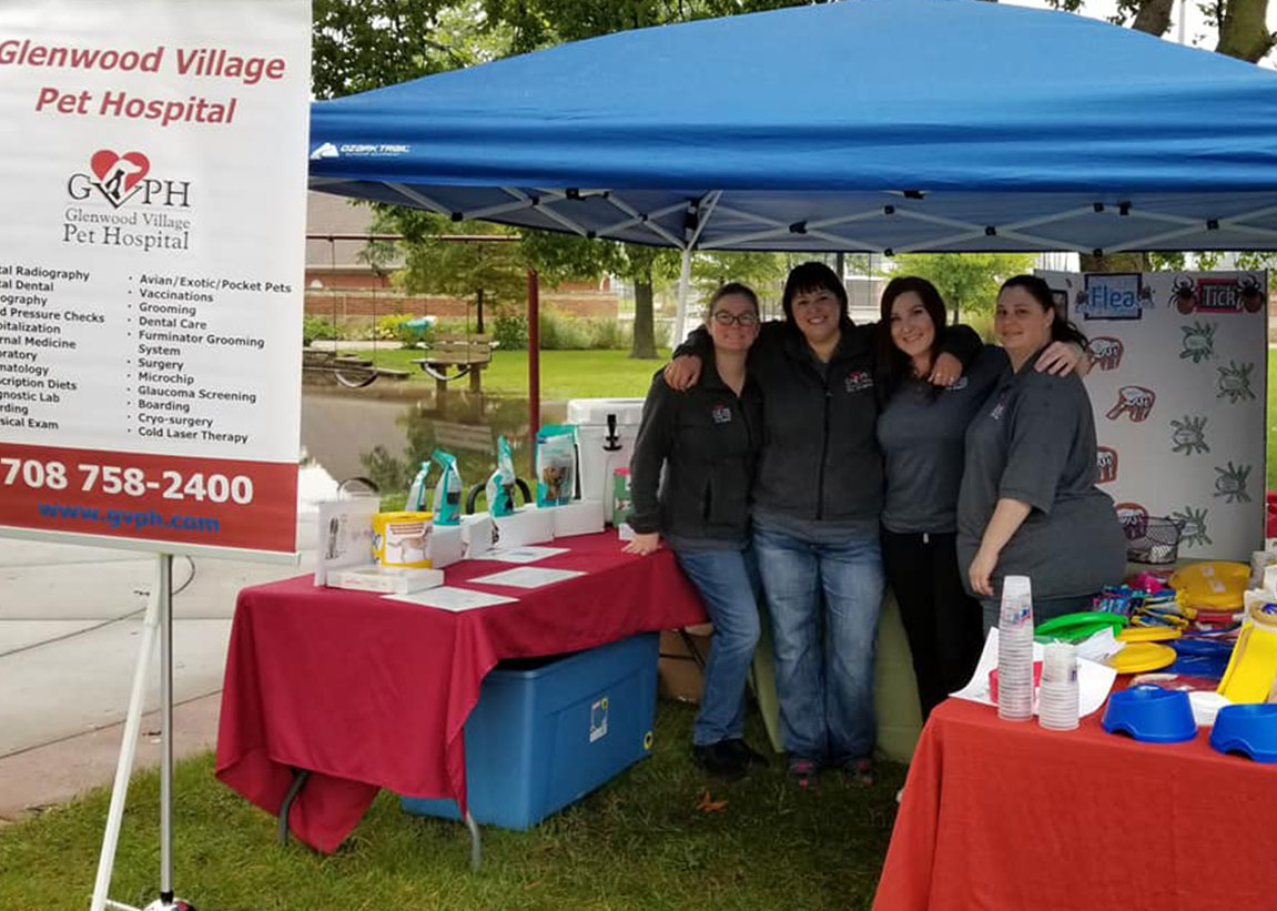 Carousel Slide 1: Glenwood Village Pet Hospital Veterinary Team